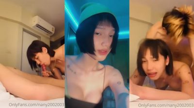 คลิปหลุด onlyfans Nany2002003 น้องแนนนี่สาวน้อยสุดสวย โดนแฟนจับอมควยแล้วจัดท่าหมากระแทกจนร้องครางเสียวสุดๆ