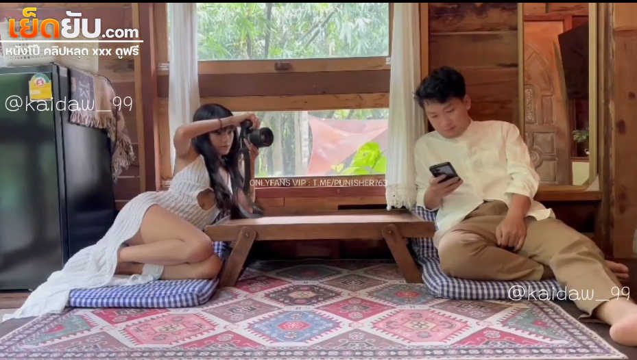 คลิปหลุด kaidaw_99 น้องไข่ดาวสาวผิวแทนตัวเล็กหุ่นบาง จับผัวชักควยแล้วโม๊คให้เสียวๆก่อนโดนจับกระแทกหีเย็ดแล้วไปต่อที่ริมระเบียงบ้านแบบเสียวๆ
