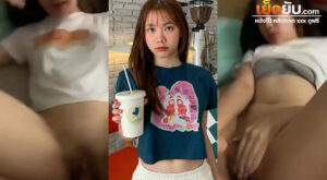 คลิปโป๊ไทยทางบ้าน คู่รักวัยรุ่น ไอหนุ่มหื่นกับสาวเสียงหวาน เย็ดไปขอถ่ายคลิปไปด้วย ถ่ายจนแฟนสาวถามว่าถ่ายเป็นร้อยคลิปแล้วยังไม่พอใจอีกหรอ หีอมชมพูมาก